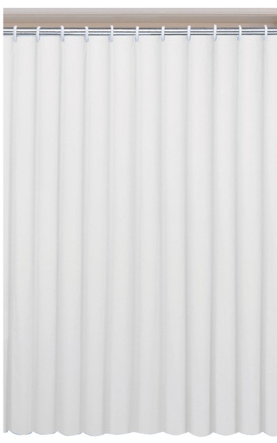 Aqualine Sprchový závěs 120x200cm, PEVA, bílá