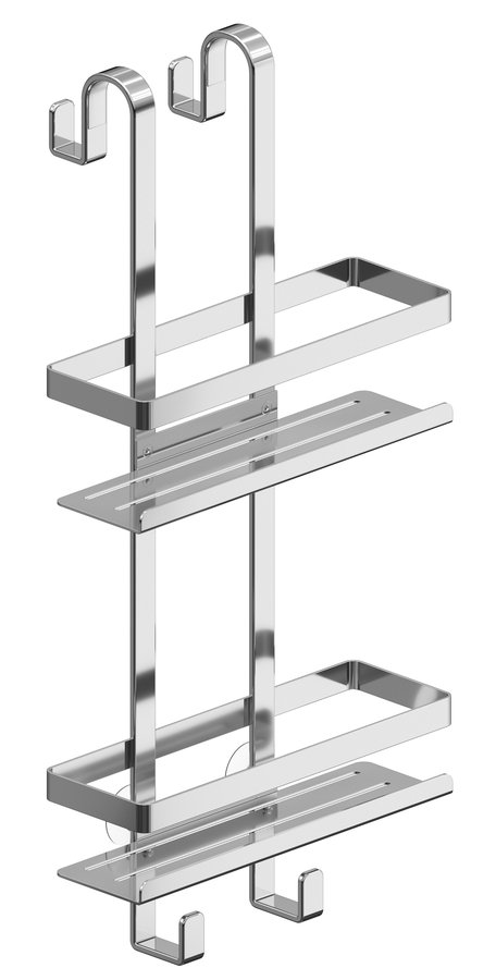 METAFORM MYLINE polička do sprchy závěsná, 240x490x220mm, nerez lesk