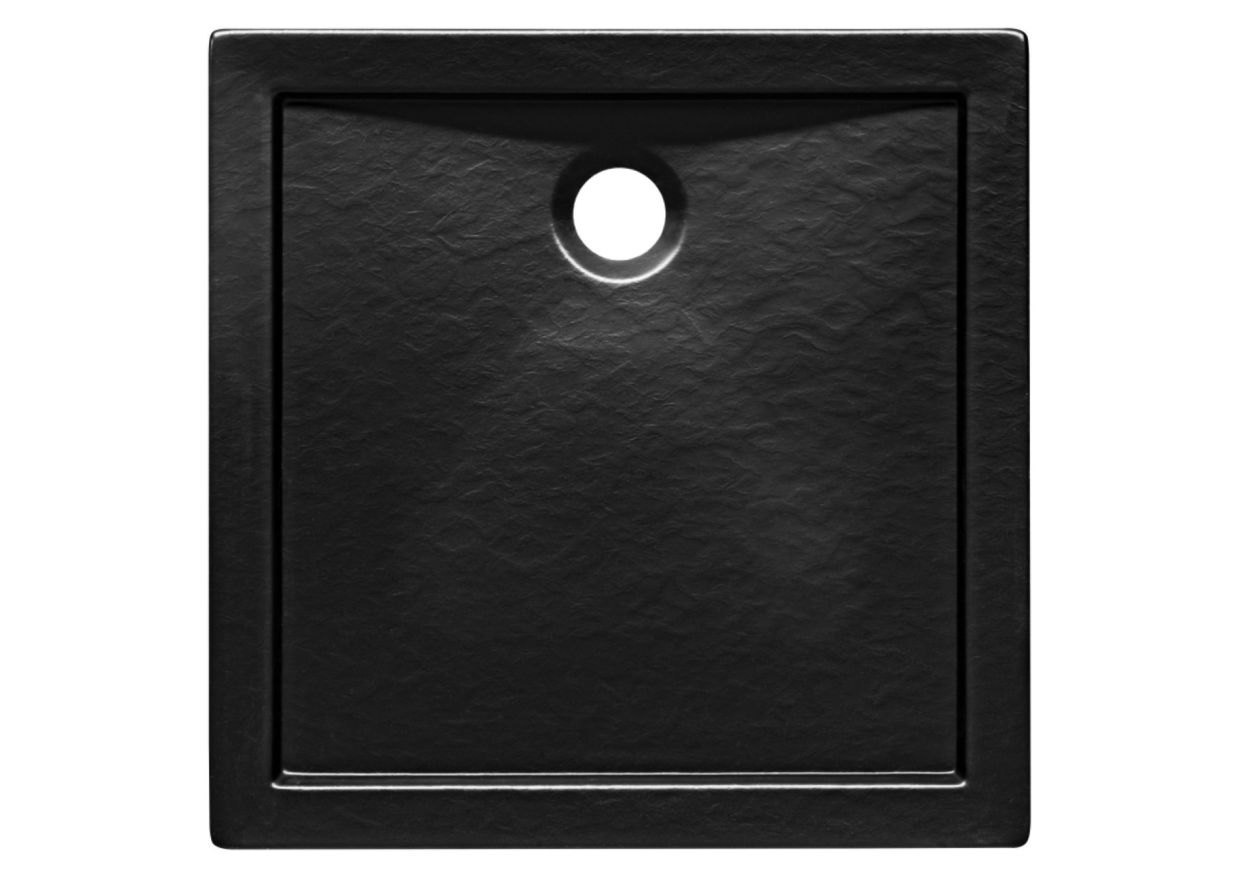 BESCO AQUARIUS STONE EFFECT, čtvercová sprchová vanička — Rozměr A - 90, Rozměr B - 90, Rozměr C - 5.5