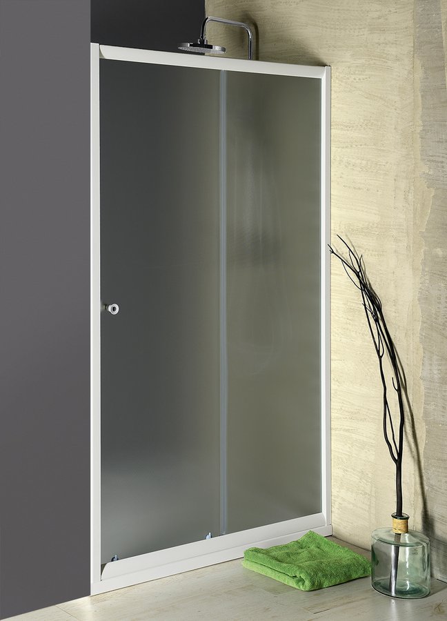 Aqualine AMADEO posuvné sprchové dveře 1200 mm, sklo Brick
