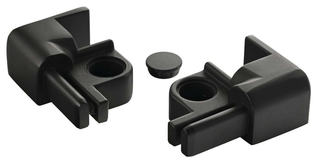 Gelco SPIRIT BLACK spojka pojezdového profilu s boční stěnou L/R, černá mat