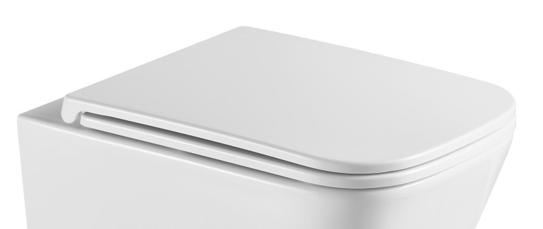 Olsen spa WC sedátko ORLO FLAT soft-close, hranaté