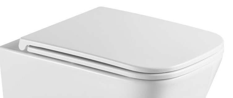 Olsen spa WC sedátko FLAT soft-close, hranaté (ORLO)