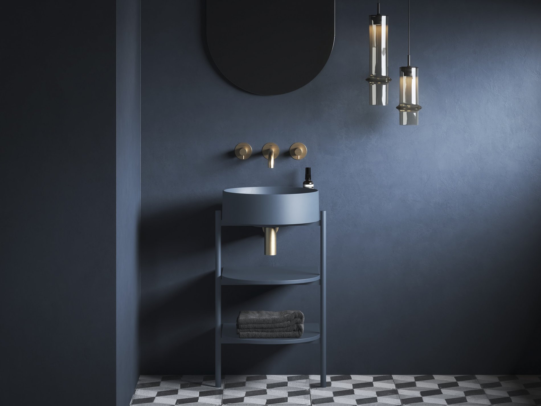 Ravak Konstrukce pod umyvadlo CS Yard 40, Deepsea Blue