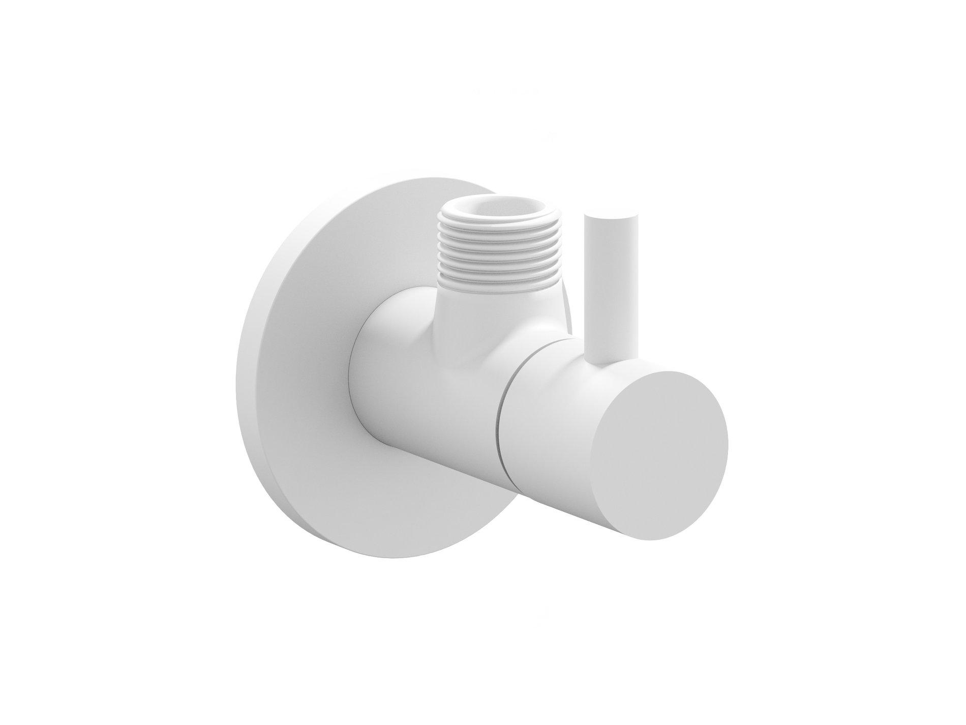 Ravak 930.10WHM Rohový ventil 1/2"x3/8" K, bílá matná
