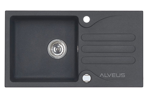 Alveus GALAPAGOS 30 G 91- černá (780x430mm)+pop-up sifon  F