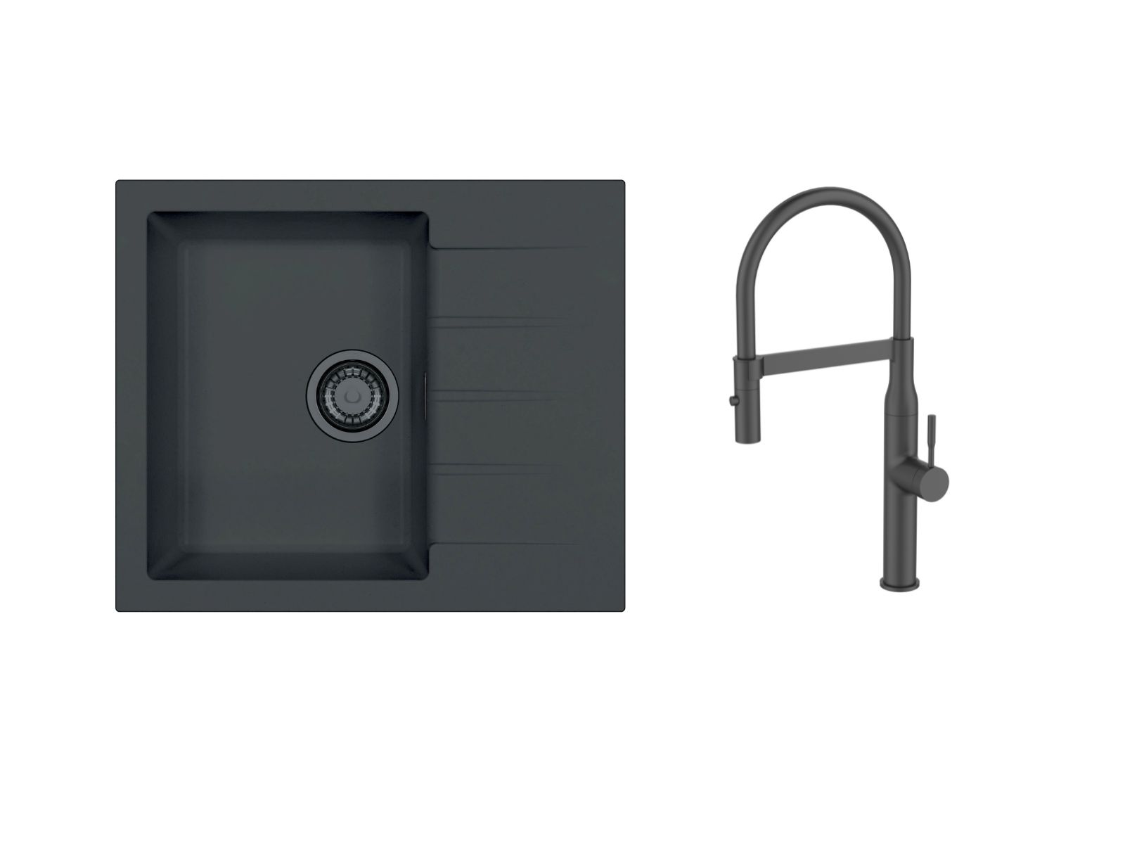 SET ALVEUS CADIT 10 ČERNÝ A90 BLACK EDITION + BATERIE MIRAGE BLACK MATT