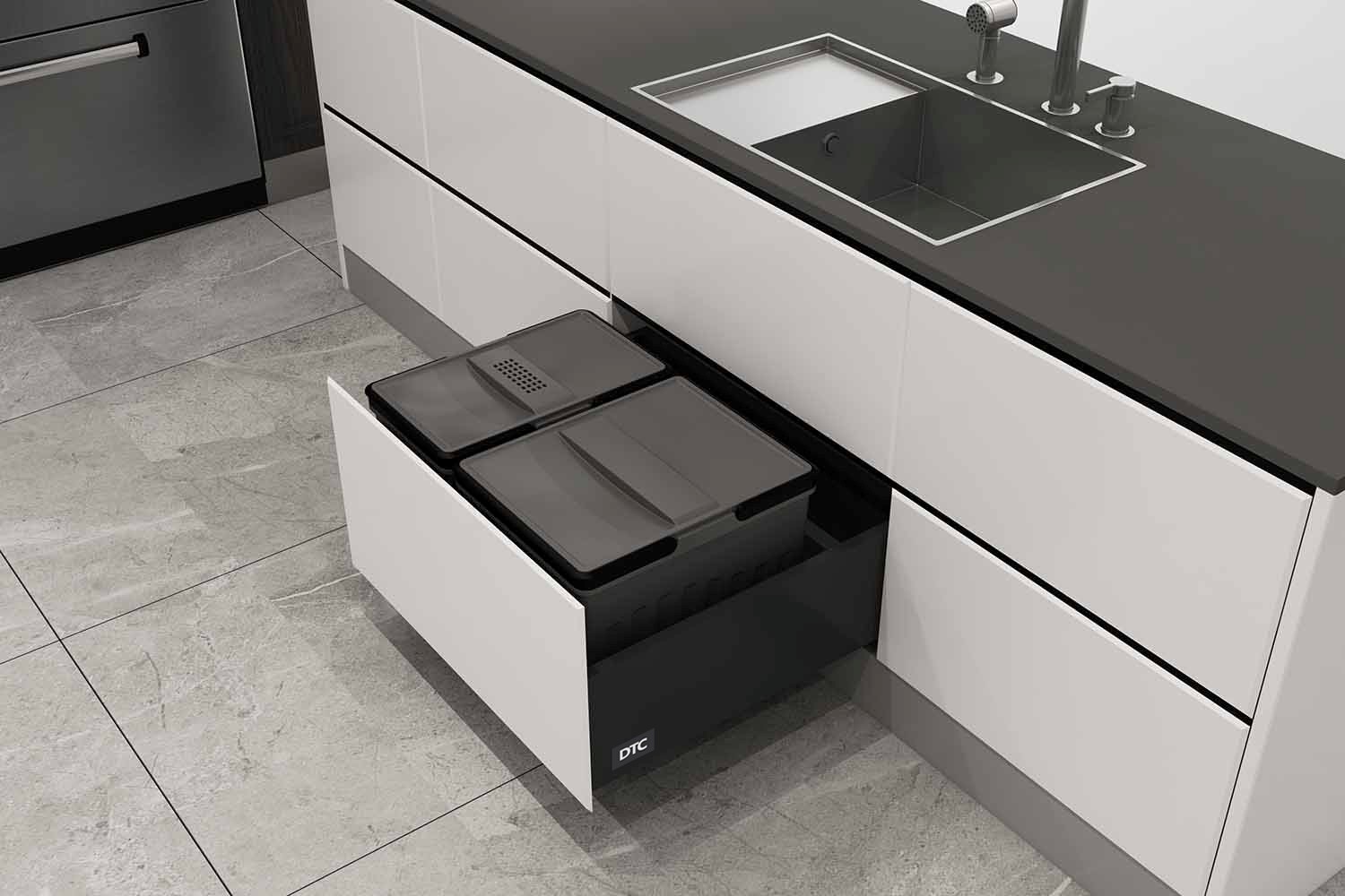 Alveus Koš odpadkový AL 600 1x15L+1x20L