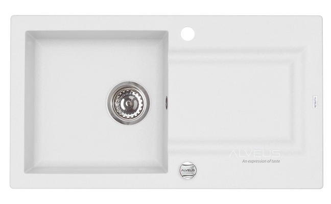 Alveus FALCON 30 granital - 11 - bílá (780x435mm) + pop -up sifon F