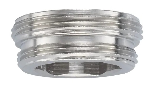 Eco produkty Redukce perlátoru M20x1 / M22x1 oba vnější závity; plast chrom