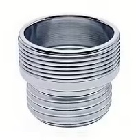 Eco produkty Redukce perlátoru M24x1 x 1/2" oba vnější závity, mosaz - chrom
