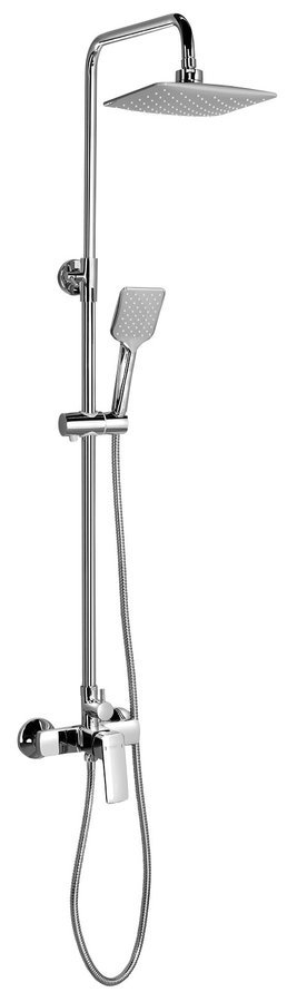 Aqualine FACTOR sprchový sloup s pákovou baterií, chrom
