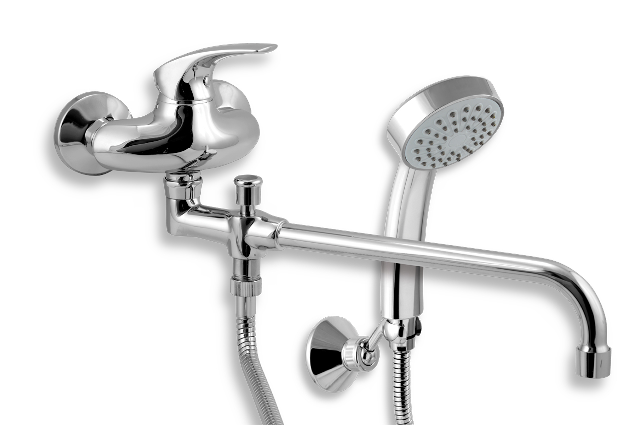 Novaservis Vanová paneláková baterie 100 mm Metalia 57 chrom