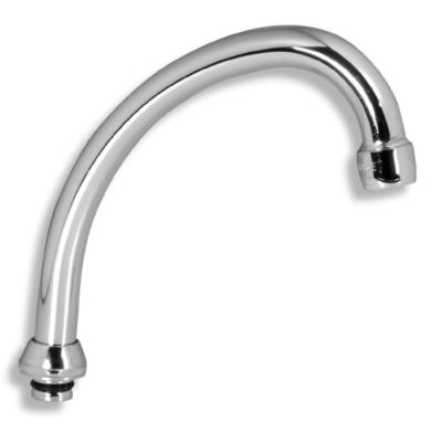 Novaservis Výtokové ramínko horní 16 cm chrom