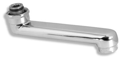 Novaservis Výtokové ramínko rovné 17 cm chrom