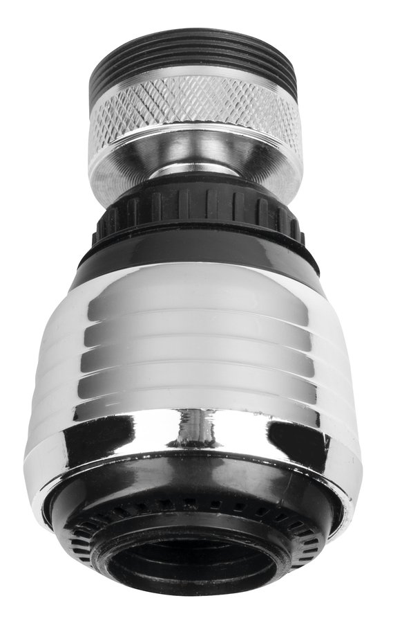 Aqualine Perlátor s kloubem a přepínačem, vnitřní závit M22x1, vnější závit M24x1, ABS/chrom