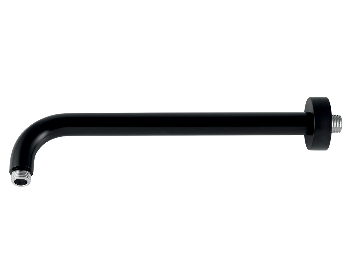 Novaservis Rameno pevné sprchy 350 mm černá