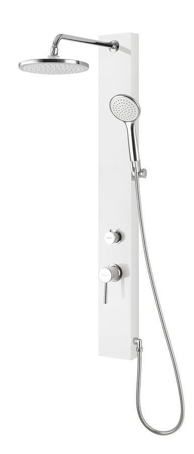 Aqualine FIGA sprchový panel 125x1050mm, bílá