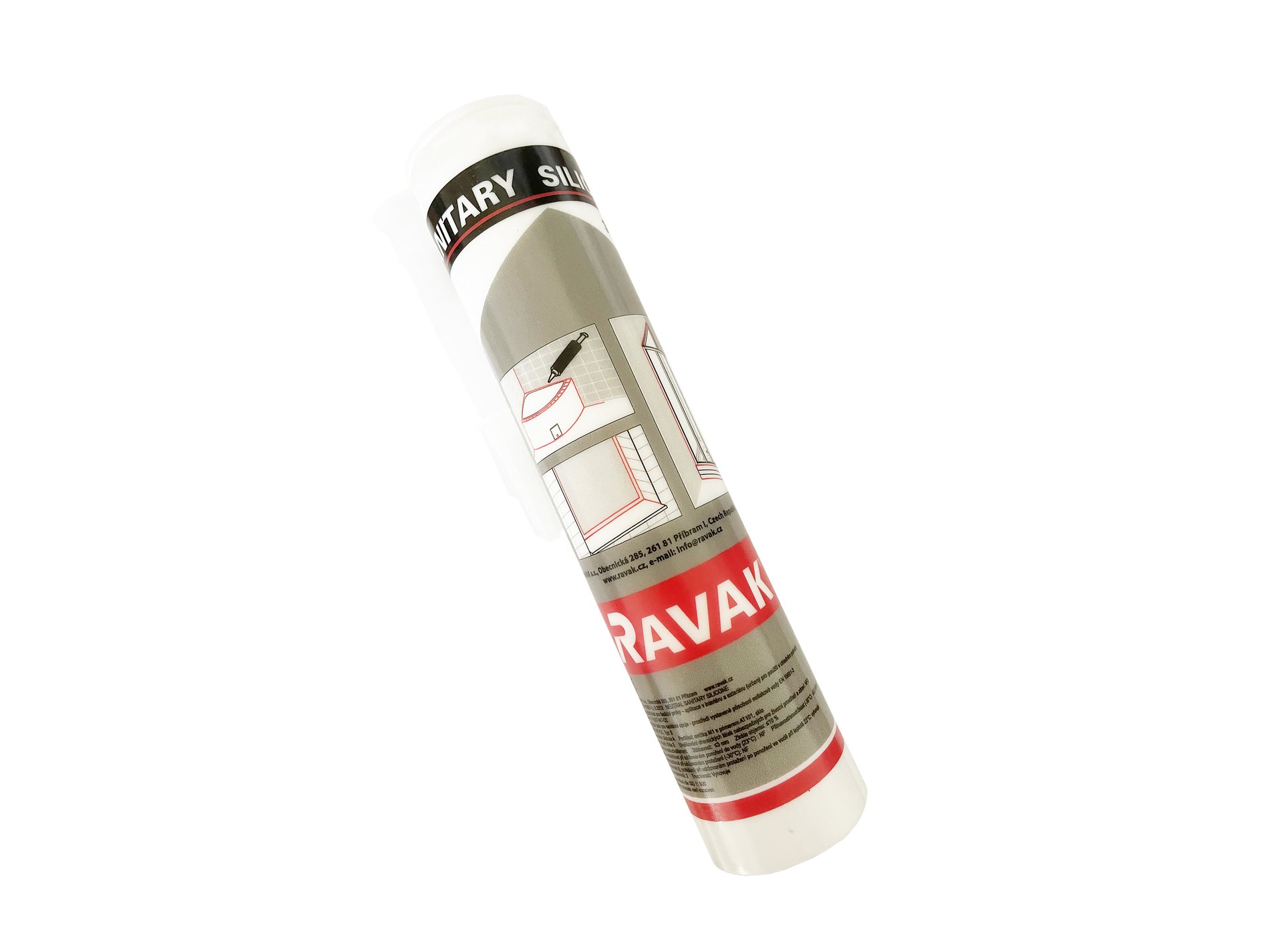 Ravak Silikon Profesional 310 ml, transparentní