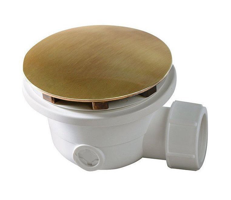 Polysan Vaničkový sifon, průměr 90mm, DN40, krytka bronz