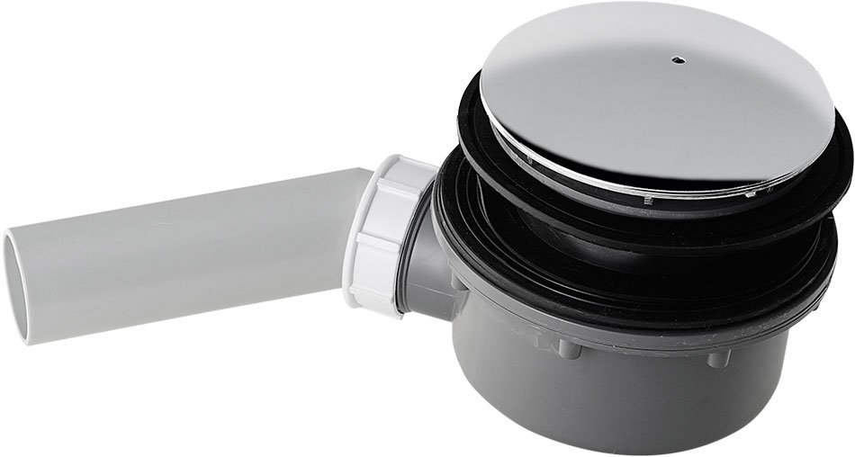 Kerasan RETRO vaničkový sifon, průměr 90mm, DN40, krytka chrom