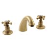 ANTEA tříprvková umyvadlová baterie s výpustí, bronz