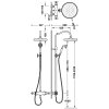 TRES-CLASIC 24219502AC Souprava termostatické sprchové baterie - nerez obrázek č.: 2