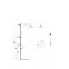 Podomítkový sprchový set MODERN/VARIUM I - Chrom (se sprchou s vyšším profilem) obrázek č.: 4