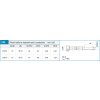 NOVASERVIS 131/50 Přívodní hadička k vodovodní baterii s nástavcem M10 x 3/8"-50cm obrázek č.: 3