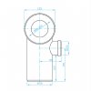 Připojovací WC koleno 90° x 110 mm s odbočkou vpravo - dopojovací odpadní koleno s přípojkou 50 mm a s manžetou obrázek č.: 2