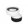 WC připojovací exentr 40 mm s gumovou manžetou pro odpad z klozetu obrázek č.: 1