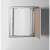 ZARZ revizní dvířka pod obklady 60x80cm, otevírání click-clack, pozink ocel