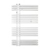 Koupelnový radiátor ASTRO - 600 × 1610 mm, výkon 1498 W, Bílý (C35 white silk) - Hopa obrázek č.: 4