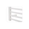 Koupelnový radiátor AMBRA R - 550 x 1394 mm, výkon 607 W, Bílé - Hopa obrázek č.: 5