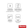 Ravak 10° Free Black - 10 stupňů TD F 022.20 - černá vanová nástěnná baterie (TDF 022.20) obrázek č.: 4