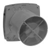 X-MART 12H koupelnový ventilátor axiální s automatem, 20W, potrubí 120mm, nerez mat