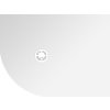FLEXIA vanička z litého mramoru čtvrtkruh, s možností úpravy rozměru, 120x90cm, R550, pravá obrázek č.: 1