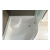 Sprchová vanička akrylátová, čtvrtkruh 90x90x28cm, včetně nožiček, R550