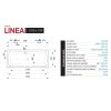 Santech LINEA 1700 x 750 mm obrázek č.: 3