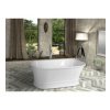DELONIX volně stojící vana litý mramor 170x84x61,5cm, bílá