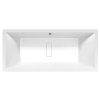 MARLENE CURVE R MONOLITH obdélníková vana 185x85x63cm, bílá