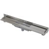 Alcadrain APZ1104-650 Flexible Low podlahový žlab s okrajem pro perforovaný rošt a s nastavitelným límcem ke stěně, svislý odtok (dříve Alcaplast) obrázek č.: 1