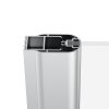 Ravak CHROME CSDL2 - 100 BRIGHT ALU+TRANSPARENT, sprchové dveře otevírací dvoukřídlé (lítačky) 100 cm, profily leštěný hliník, čiré sklo obrázek č.: 4