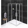 ALTIS obdélníkový sprchový kout 1000x800 mm, L/P varianta, rohový vstup, čiré sklo