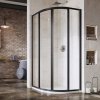 Ravak Supernova SKCP4-80 195 černá+transparent, čtvrtkruhový sprchový kout 80 x 80 cm - rám ČERNÝ, výplň ČIRÉ SKLO obrázek č.: 1