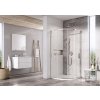 Ravak Blix Slim BLSCP4-90 černá+Transparent, čtvrtkruhový sprchový kout 90 x 90 cm, černá, čiré obrázek č.: 3