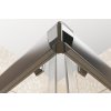 Ravak Blix BLRV2-90 bright alu+Transparent, čtvercový sprchový kout 90 x 90 cm, lesklý rám, čiré sklo obrázek č.: 4