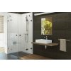Ravak BRILLIANT BSRV4 - 80 CHROM+TRANSPARENT, rohový sprchový kout 80 x 80 cm - kompletní set skla a B-setu obrázek č.: 2