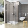 Ravak Pivot PPS - 90 Bright Alu+Transparent, pevná stěna 90 cm pro kombinaci s PDOP1 a PDOP2, lesklá, čiré sklo obrázek č.: 6