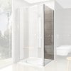 Ravak Pivot PPS -100 Bright Alu+Transparent, pevná stěna 100 cm pro kombinaci s PDOP1 a PDOP2, lesklá, čiré sklo obrázek č.: 1